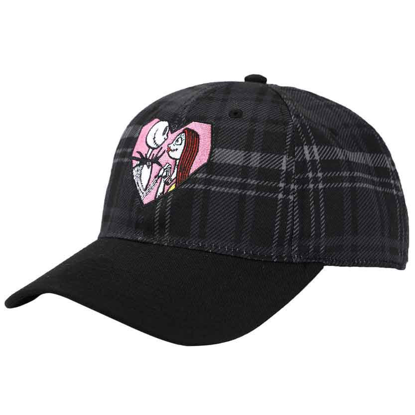 Nightmare Before Christmas Jack & Sally Embroidered Hat