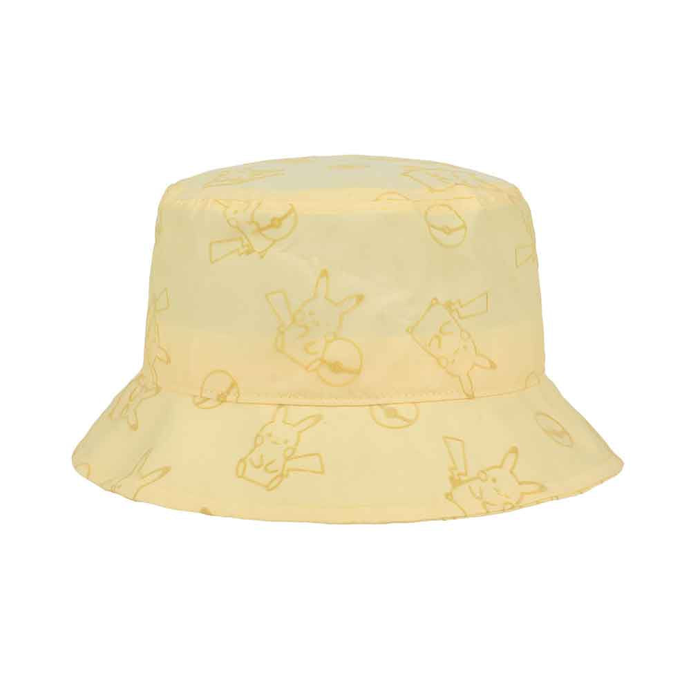 Pokemon Pikachu Flocked Juniors Bucket Hat