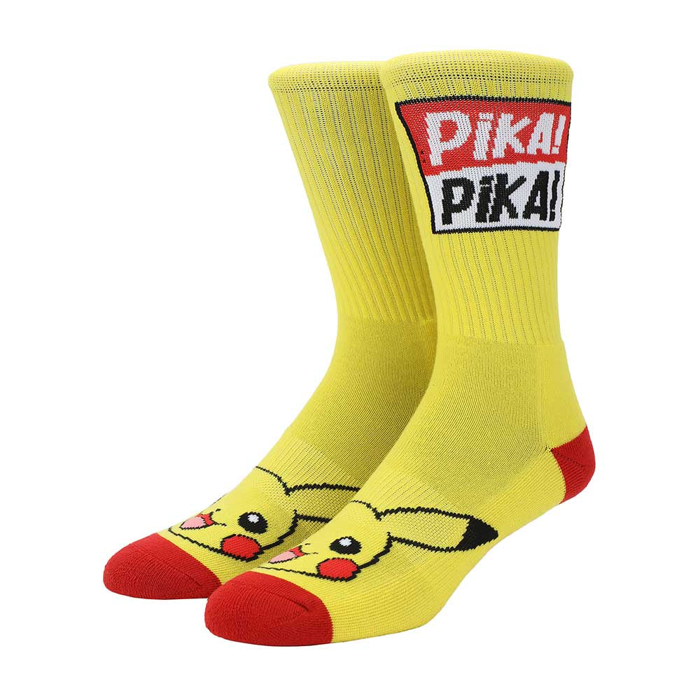Pokemon Pika Pika Crew Socks