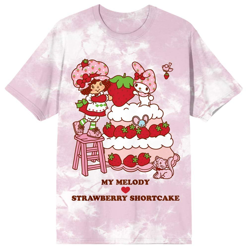 My Melody & Strawberry Shortcake Washed Juniors Tee