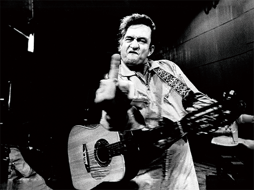 3D Poster - Johnny Cash Finger
