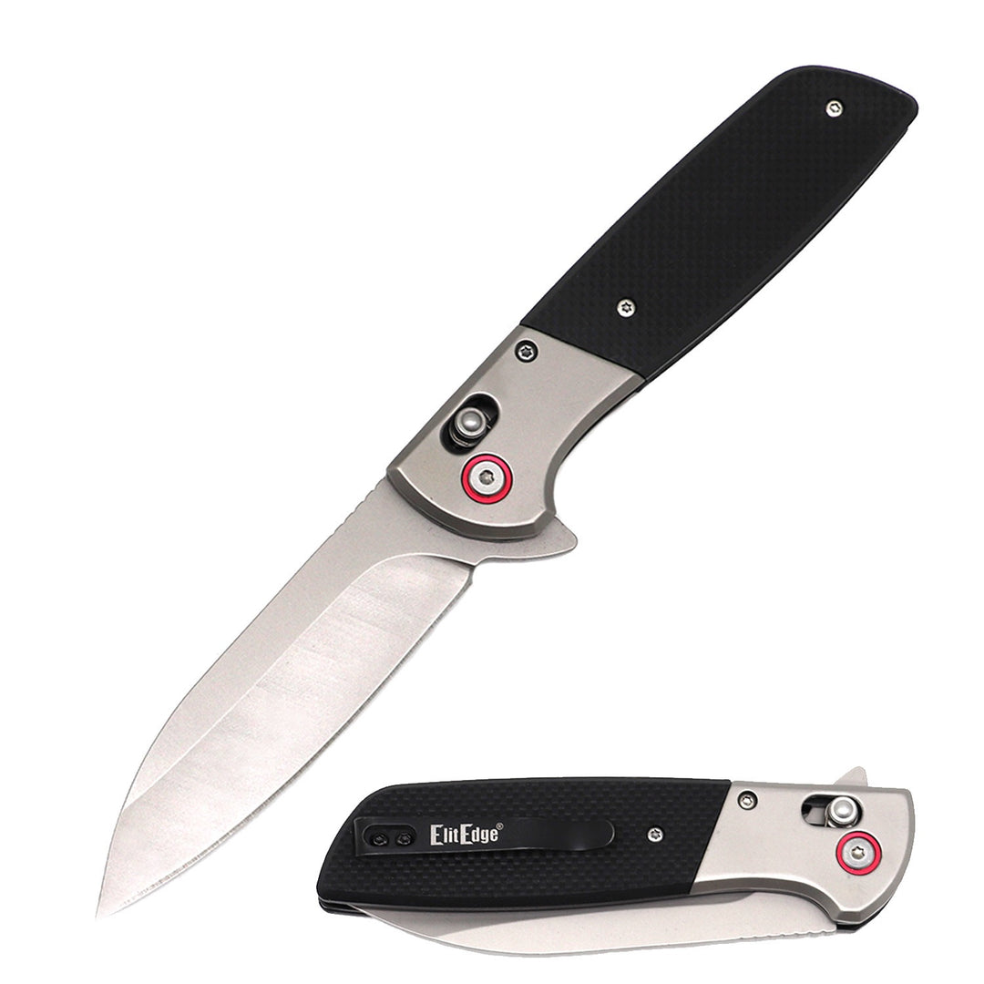 Axis Lock Folding Spring Assist Black G10 Handle EDC Pocket Knife