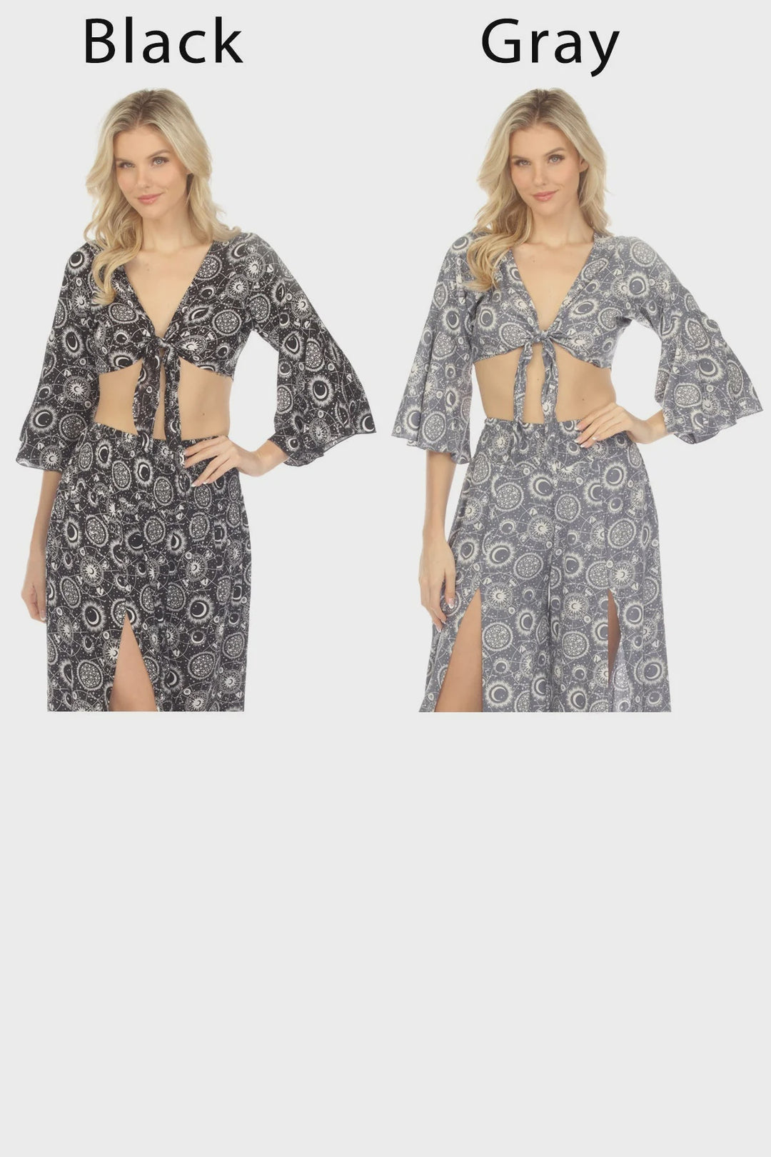 Celestial Tie Crop Top 10358