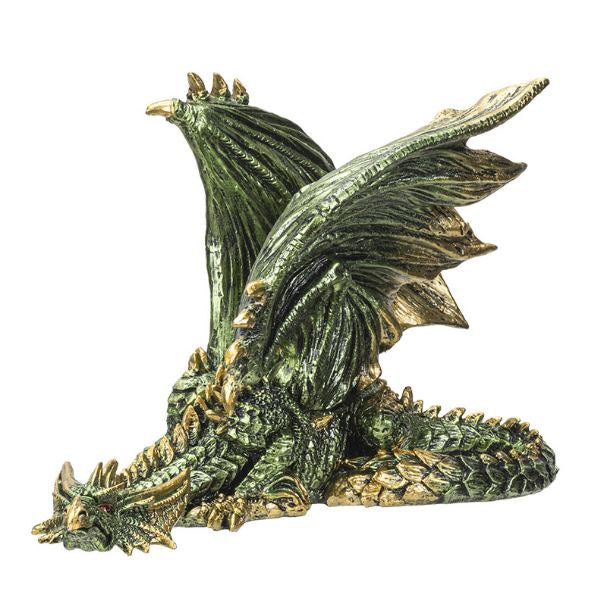 Prowling Green Dragon Statue 14671