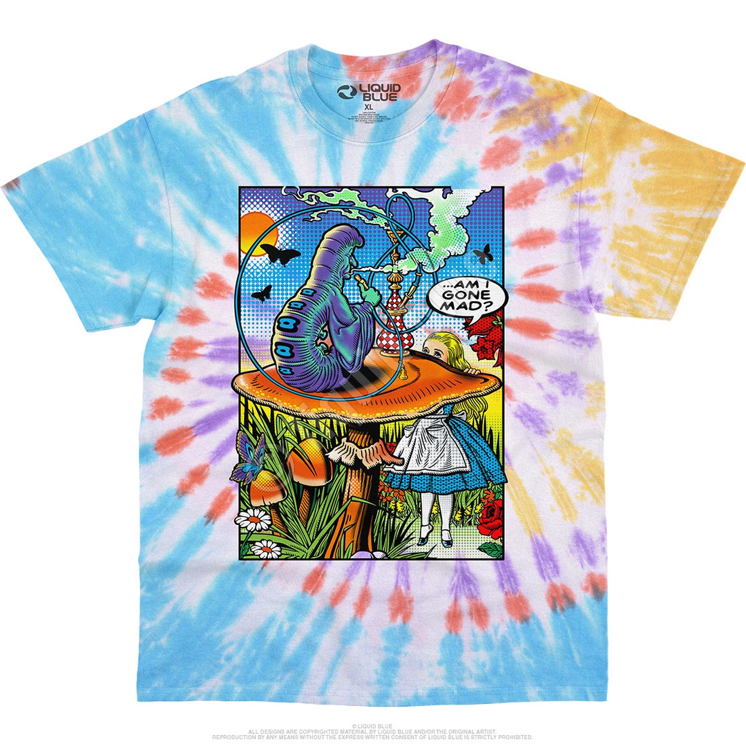 Liquid Blue - Alice Pop Art Tie Dye T-Shirt
