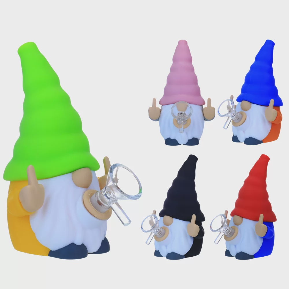 Clover Glass - 5.5" Little Guy, Big Mood Silicone Water Pipe