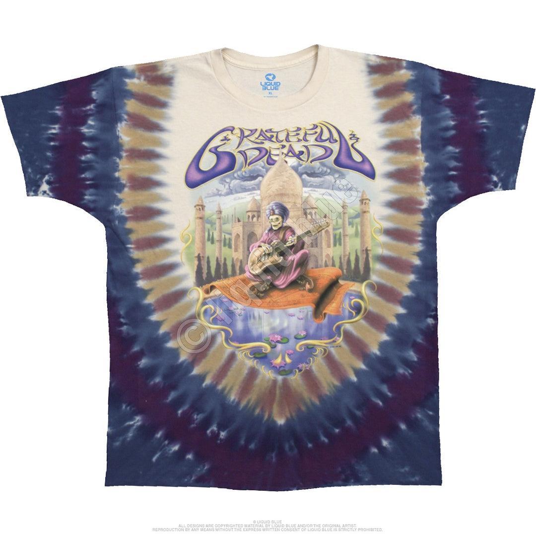 Liquid Blue - Grateful Dead Carpet Ride Tie Dye T-Shirt