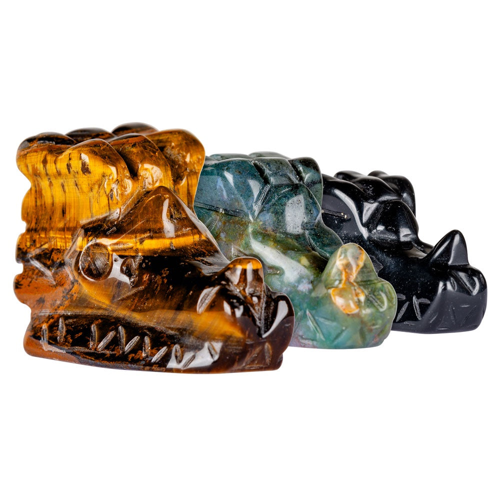 Gemstone Dragon Heads
