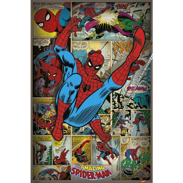 Spider-Man - Retro Poster
