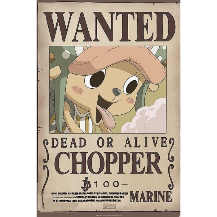 One Piece - Wanted Chopper Poster