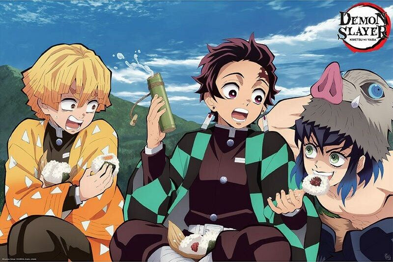Demon Slayer - Tanjiro, Zenitsu & Inosuke Poster