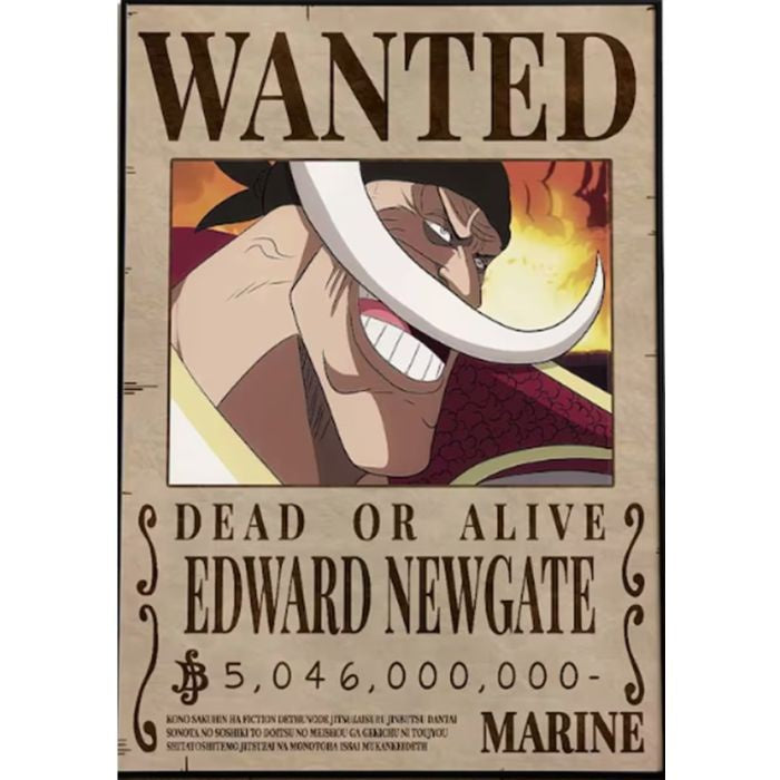 One Piece - Edward Newgate Poster