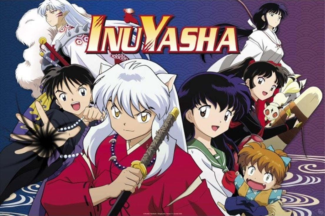 inuyasha tetsusaiga booster box Inuyasha Main Characters Poster – Penny Lane Gifts