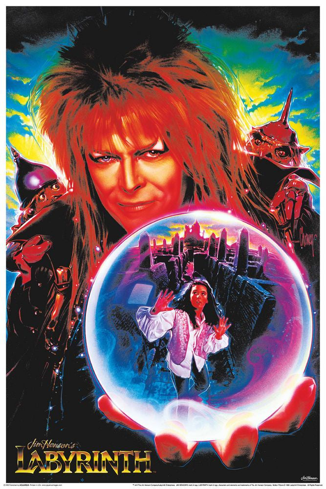 Labyrinth Blacklight Poster