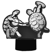 Dancing Terrapin 3D LED Lamp