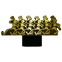 Dancing Skeleton 3D LED Lamp