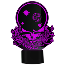 Steal Your Face & Roses 3D LED Lamp
