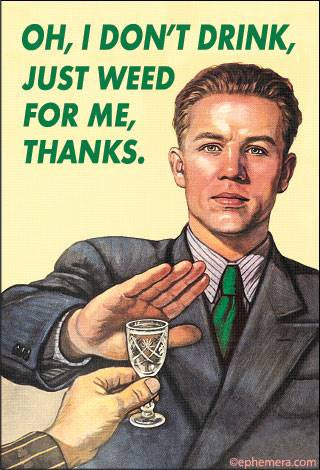 Oh, I Don't Drink, Just Weed For Me, Thanks Magnet