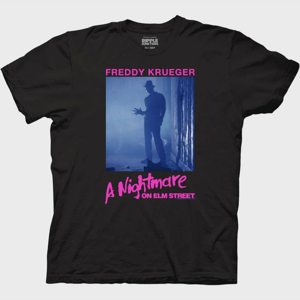 Nightmare on Elm Street Freddy With Pink Logo T-Shirt