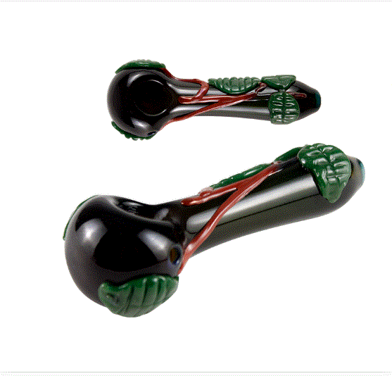 4" Glass Spoon Groon Poon