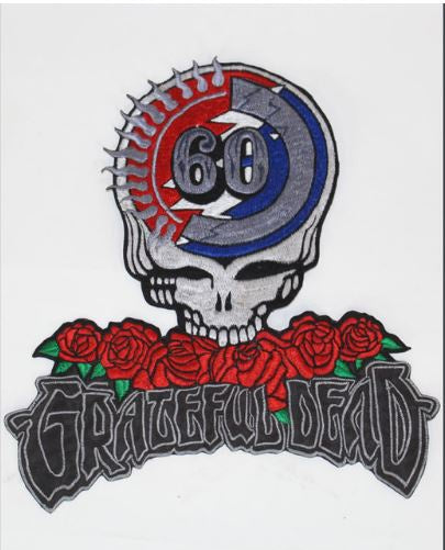 60TH PATCH Grateful Dead 60th Anniversary Embroidered Patch