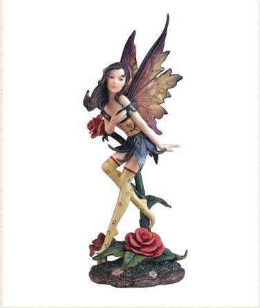 Yellow Fairy w/Clear Wings Statue 91249