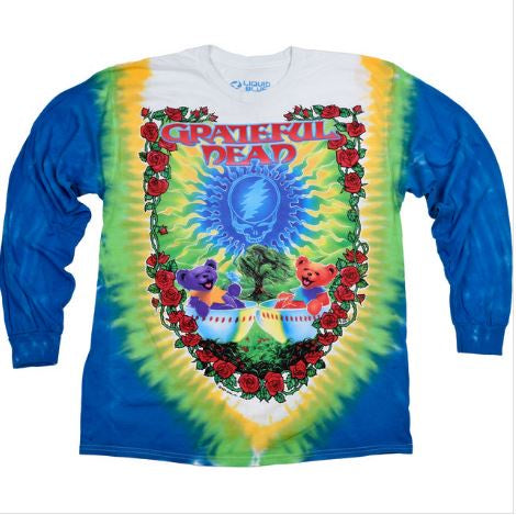 Grateful Dead Scarlet Fire Tie-Dye L-Sleeve Shirt