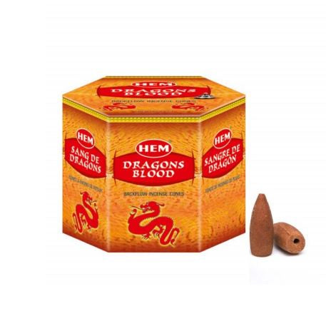 HEM Backflow Incense Cones - Dragon's Blood