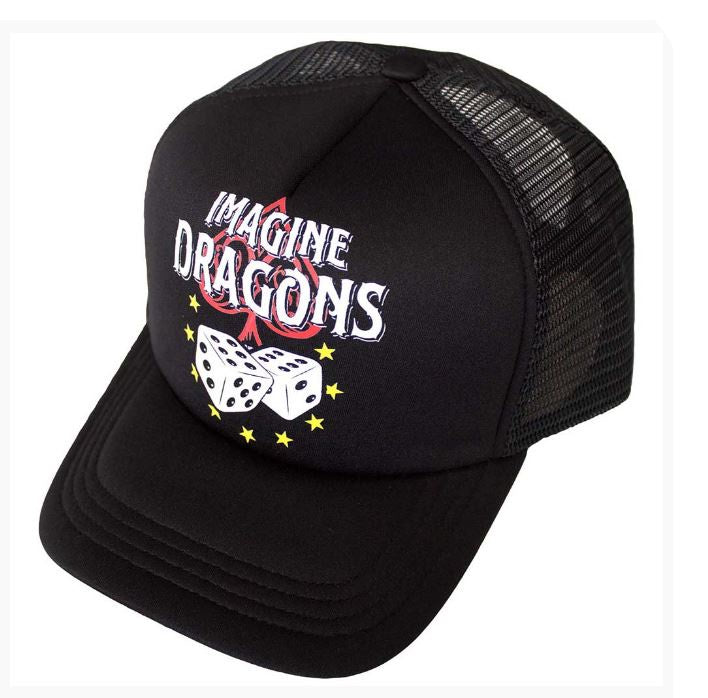 Imagine Dragons Unisex Mesh Back Cap - Dice (Black)