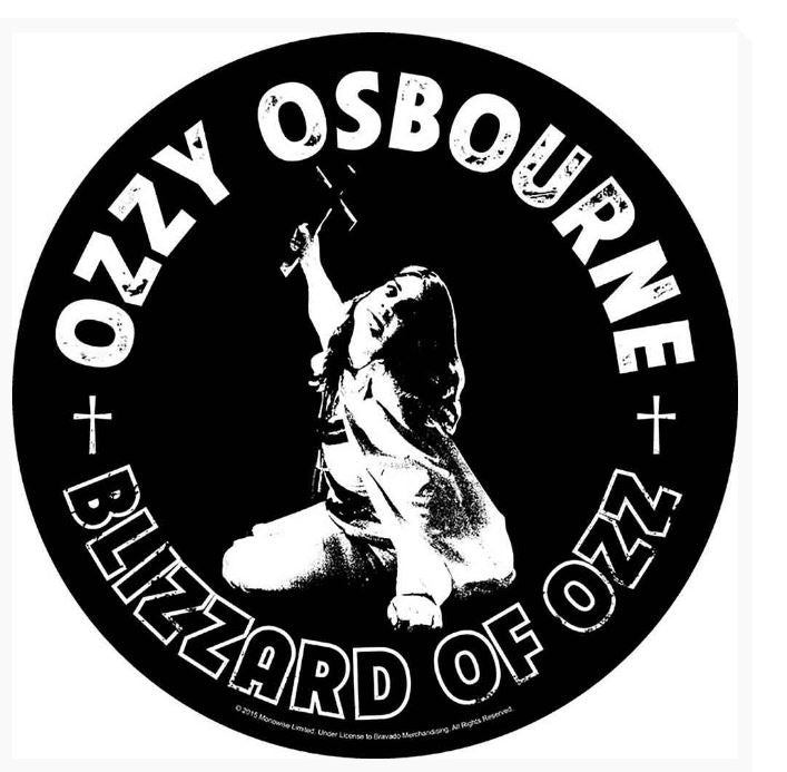 Ozzy Osbourne Back Patch - Blizzard Of Ozz