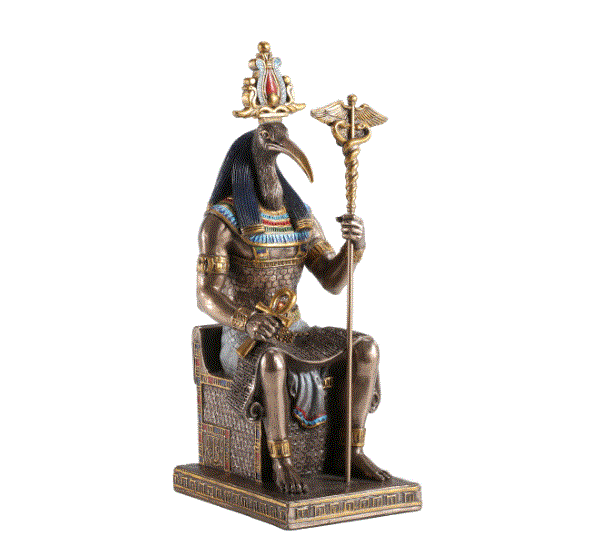 Thoth Egyptian God Bronze Statue 78055