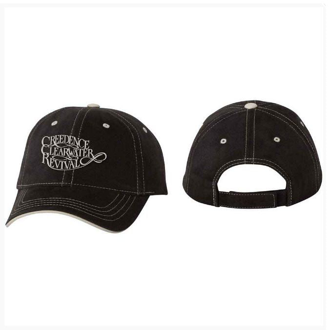 Creedence Clearwater Revival Unisex Baseball Cap - Logo (Black)