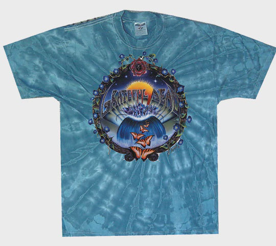 Happylife - Grateful Dead Butterflies Tie Dye T-Shirt