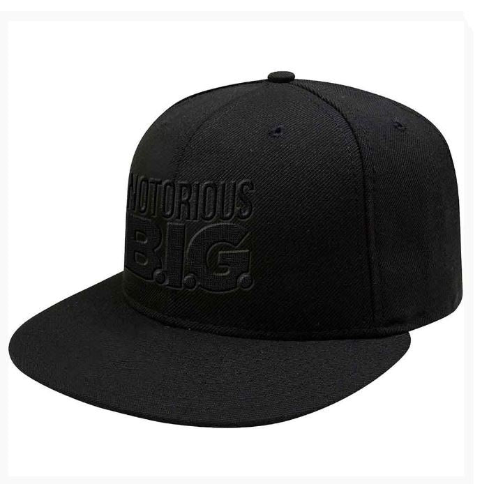 Biggie Smalls Unisex Snapback Cap - Logo (Black)
