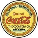 Coke Keg Label Tin Sign