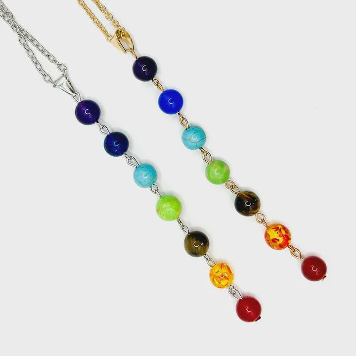 Chakra Dangle Necklace - 2-1710