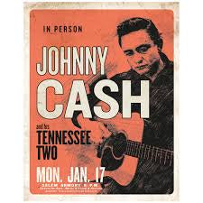 Cash & His Tennessee Two Tin Sign