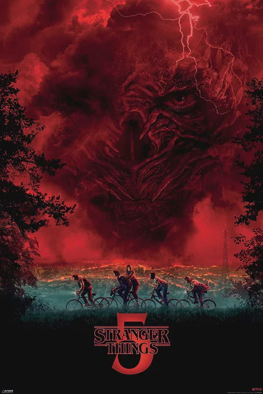 Stranger Things Poster - Vecna Sky Season 5