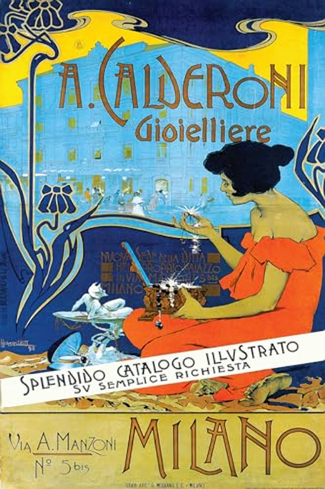 Milano Vintage Poster
