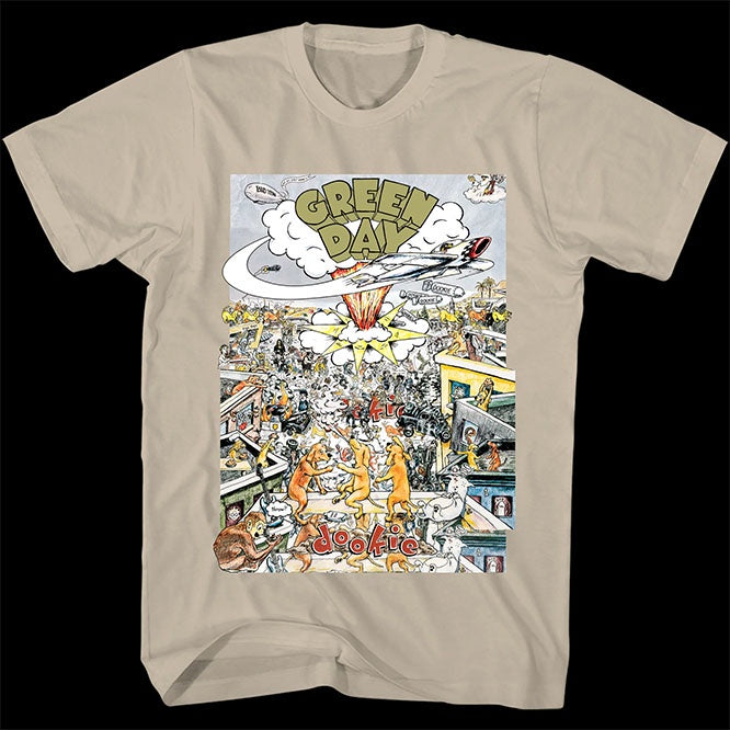 Green Day Dookie Natural T-Shirt