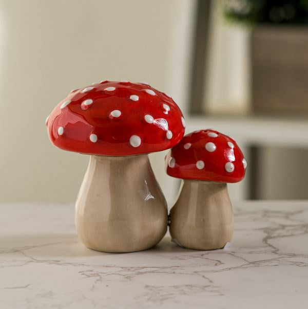 Toadstool Salt & Pepper Shakers Set 16120