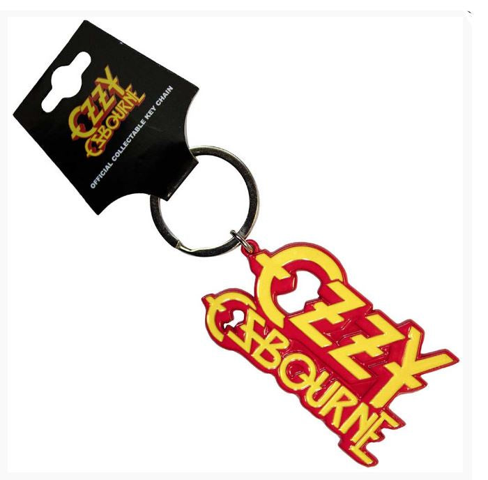 Ozzy Osbourne Keychain Stacked Logo - OZZKEY02