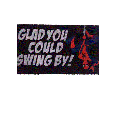 Marvel Spidey Swing By Doormat