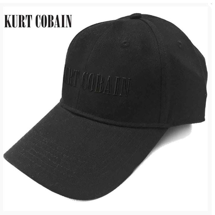 Kurt Cobain Unisex Baseball Cap - Logo (Black)