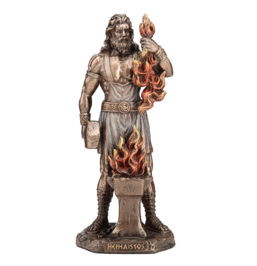 Hephaestus Greek God Of Smithing Bronze Statue 78207