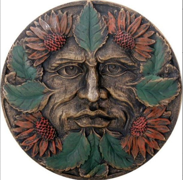 Greenman Wall Plaque Y6849 - Summer