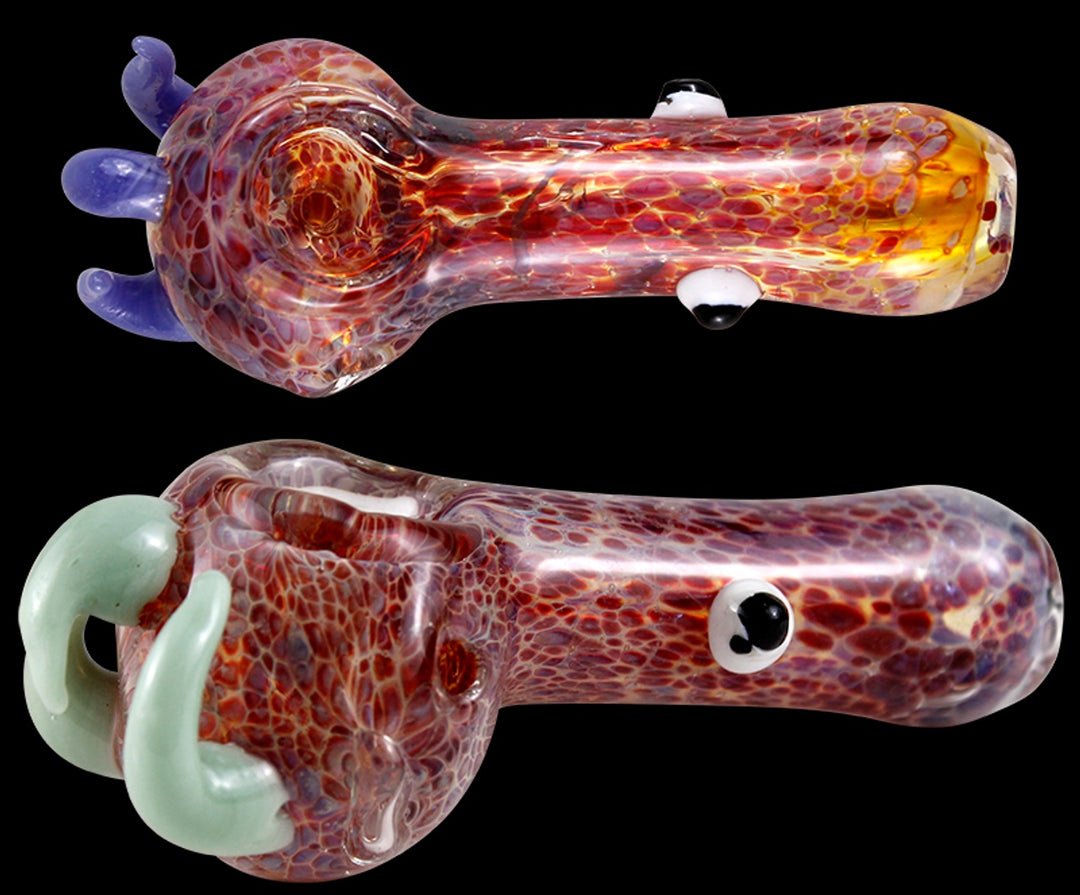 4.5" Glass Spoon w/Creepy Tentacles