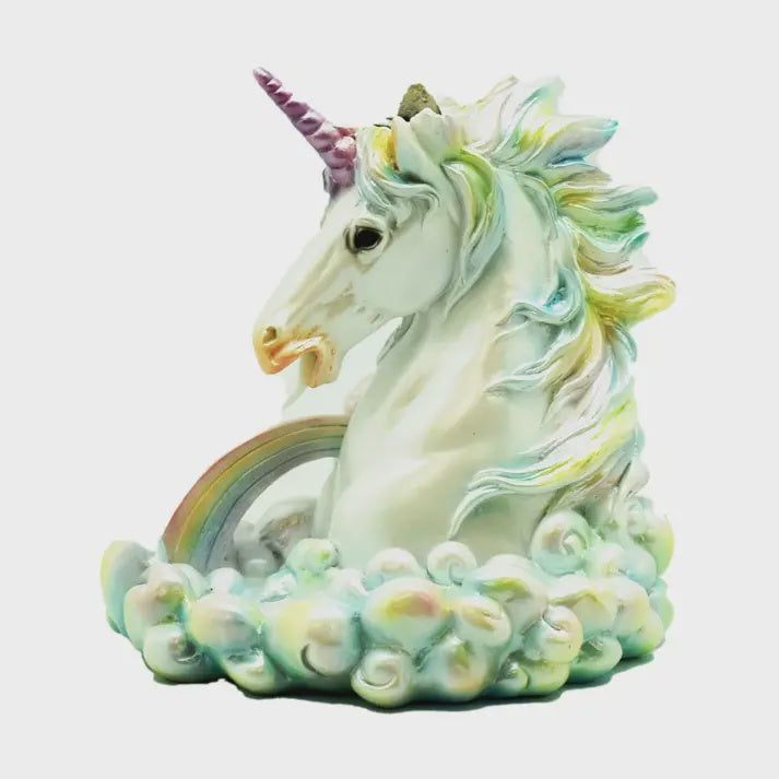 Unicorn Backflow Incense Burner - 2973