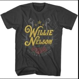 Willie Nelson Horseshoe Smoke T-Shirt