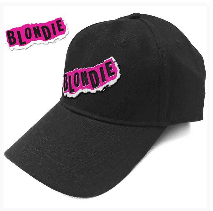 Blondie Unisex Baseball Cap - Punk Logo (Black)